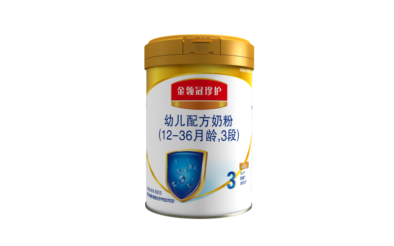 伊利奶粉 金領(lǐng)冠珍護系列 幼兒配方奶粉 3段 800g（12-36月幼兒配方奶粉）