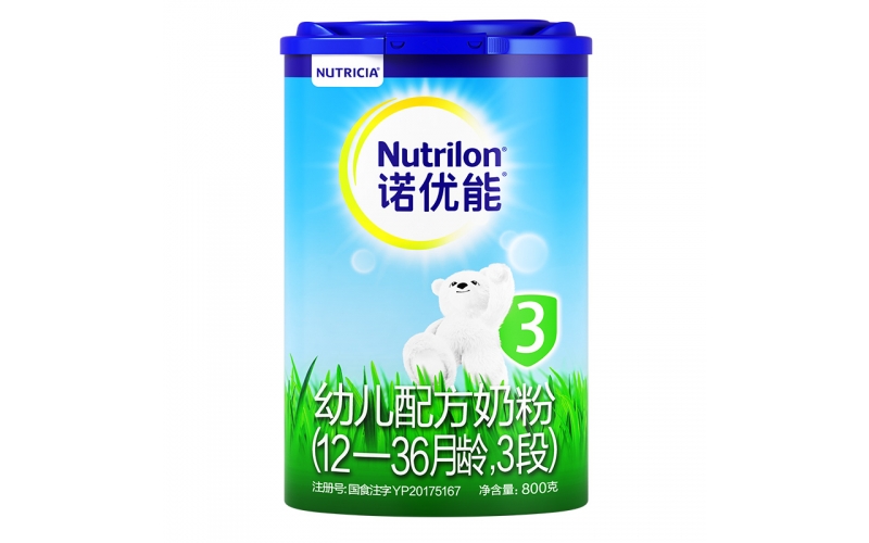 諾優(yōu)能（Nutrilon） 幼兒配方奶粉（12—36月齡，3段）800g
