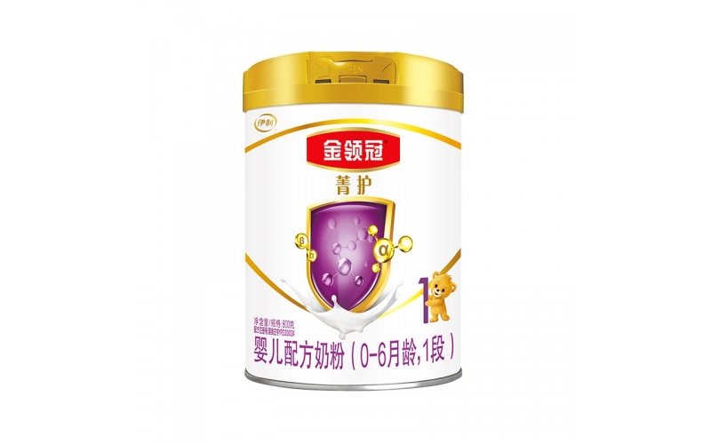 伊利奶粉 金領(lǐng)冠菁護（原呵護）系列 幼兒配方奶粉 3段800克（1-3歲幼兒適用）