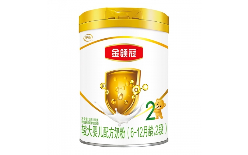 伊利奶粉 金領(lǐng)冠系列 較大嬰兒配方奶粉 2段 900g（6-12月較大嬰兒配方奶粉）